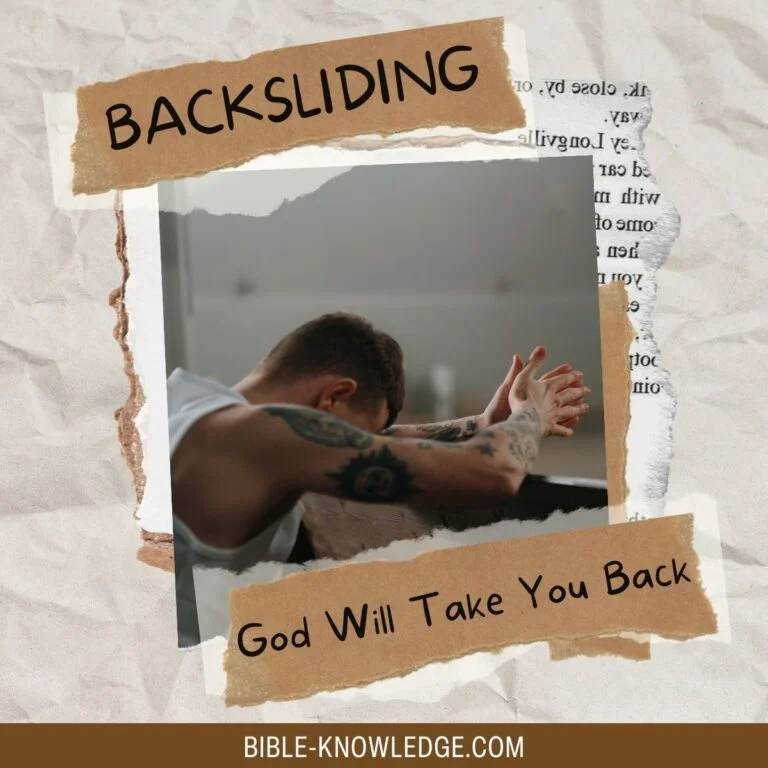 Backsliding God Will Take You Back