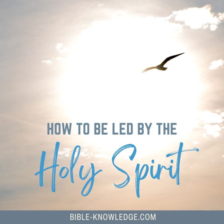 How To Be Led By The Holy Spirit