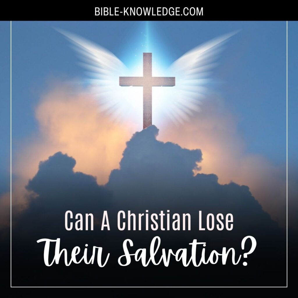 Can A Christian Lose Their Salvation? - Bible Knowledge