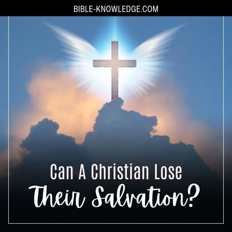 Can A Christian Lose Their Salvation?