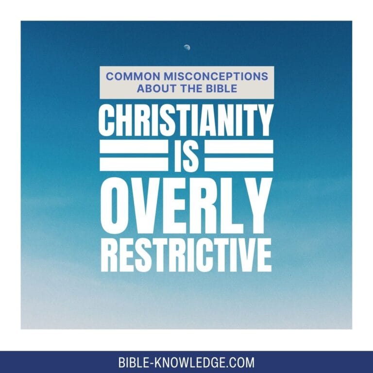 Christianity Is Overly Restrictive